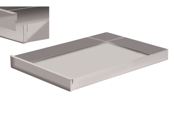 Schnittkuchenblech Backblech Kuchenblech mit Rand + Steckschiene div. Größen in Aluminium KE